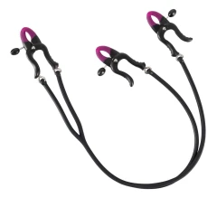 Зажимы на соски и клитор Silicone Nipple & Clit Clamps