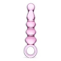Анальный розовый жезл Quintessence Anal Slider - 18 см.